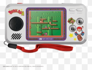 Ms Pac - Man Galaga And More Get Retro Hardware At Ces 2019 Galaga My Arcade Pocket Png,Galaga Png