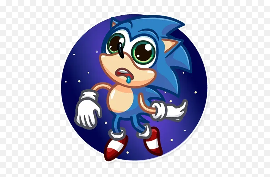 Sonic Whatsapp Stickers - Stickers Cloud Cartoon Png,Sonic 06 Logo