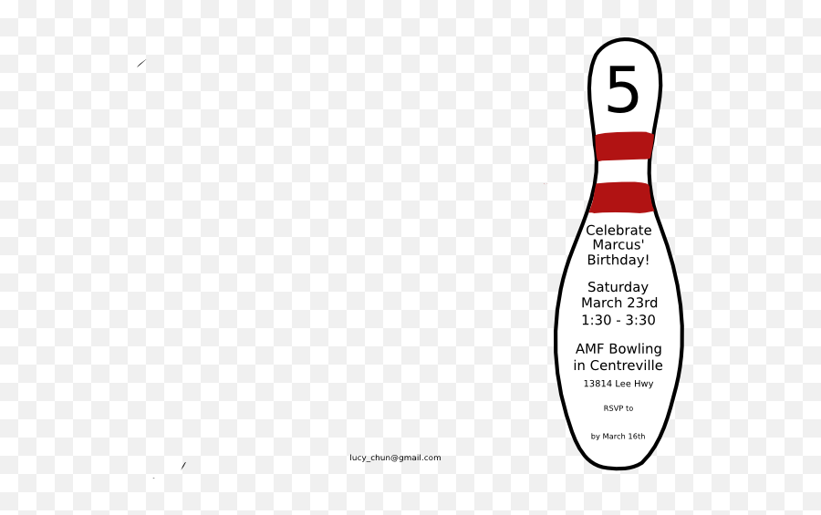 Bowling Pin 2 Clip Art - Vector Clip Art Online Kegel Bilder Kostenlos Png,Bowling Pin Png