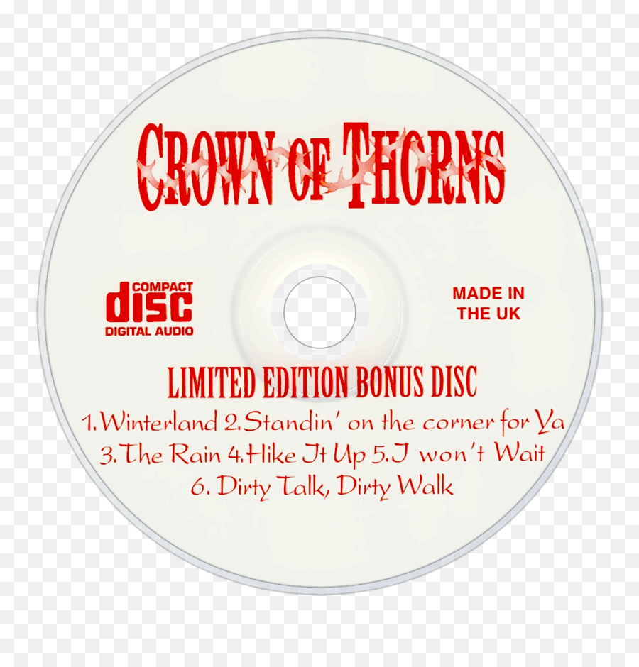 Crown Of Thorns Music Fanart Fanarttv - Cd Png,Crown Of Thorns Transparent Background