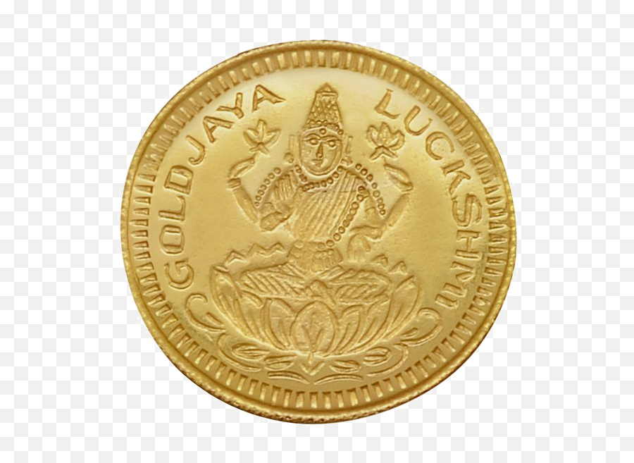 Lakshmi Gold Coin Png Image Background Arts - Gold Jaya Lakshmi Coin,Gold Coins Png