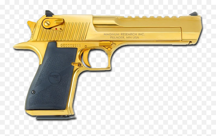Download Gun Deagle Golden Deserteagle Gold Pistol Weapon - Desert Eagle 50 Ae Gold Png,Gun Fire Png