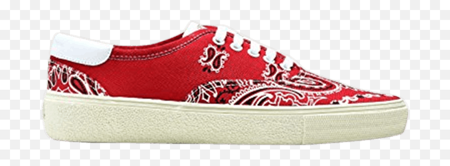 Saint Laurent Low Top U0027red Bandanau0027 - Saint Laurent 340249 Saint Laurent Red Bandana Png,Red Bandana Png