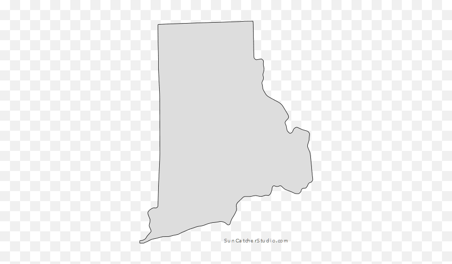 Rhode Island Map Outline Printable State Shape Stencil Rhode Island   2554409 Middle 