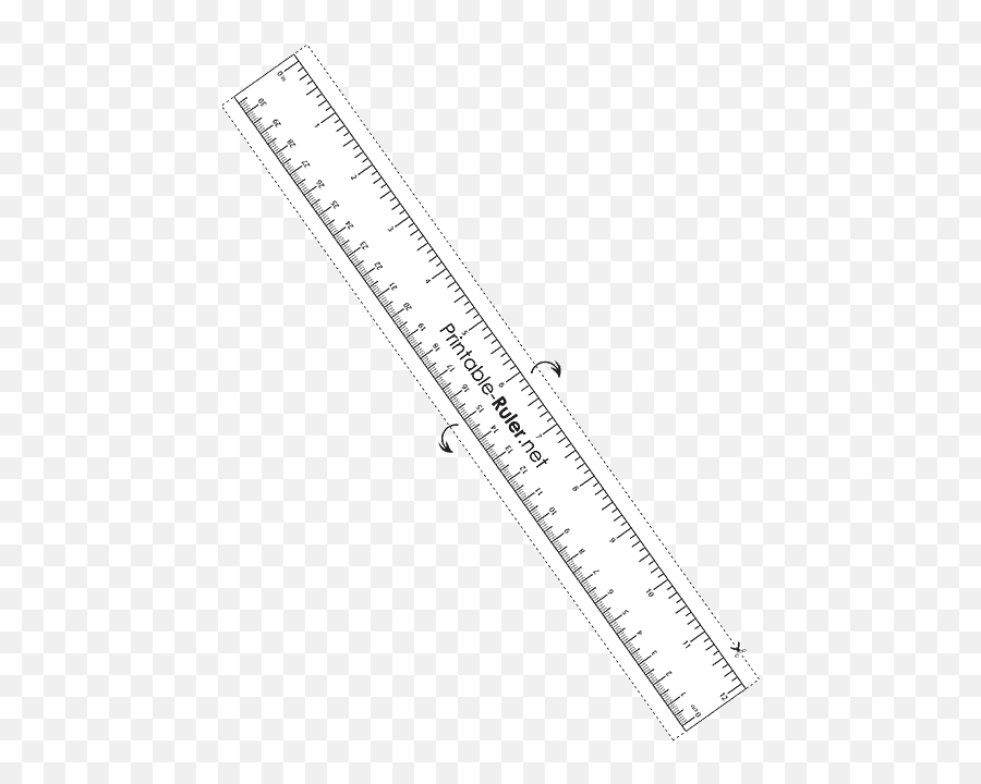 Printable - Printable Quarter Inch Ruler Png,Ruler Transparent