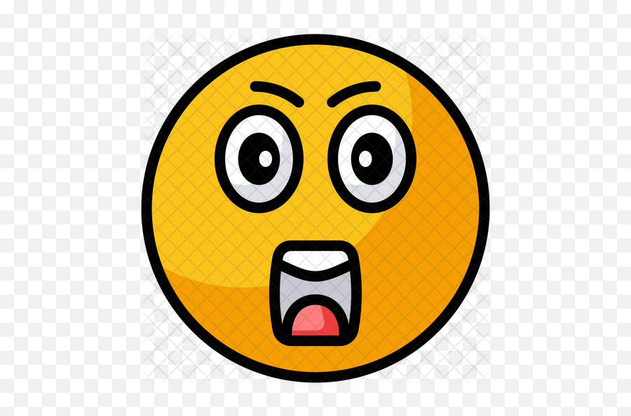 Surprised Emoji Icon Of Colored - Circle Png,Surprised Emoji Png