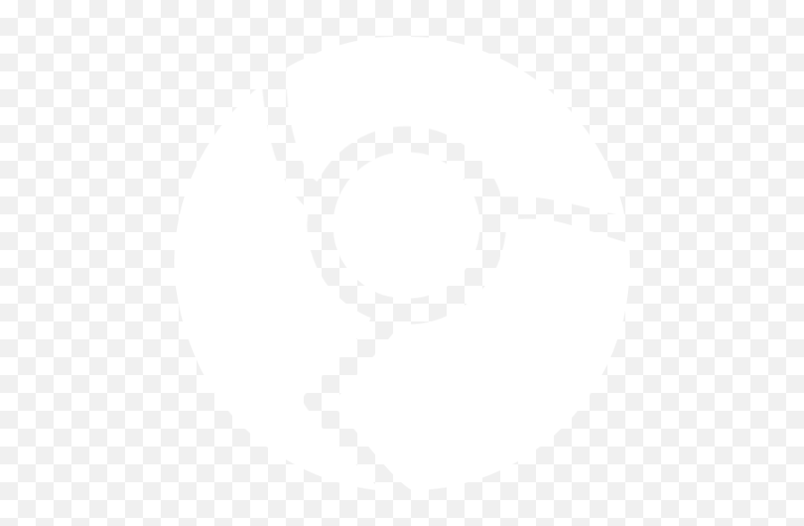 White Chrome 3 Icon - White Google Chrome Icon Png,Chrome Png