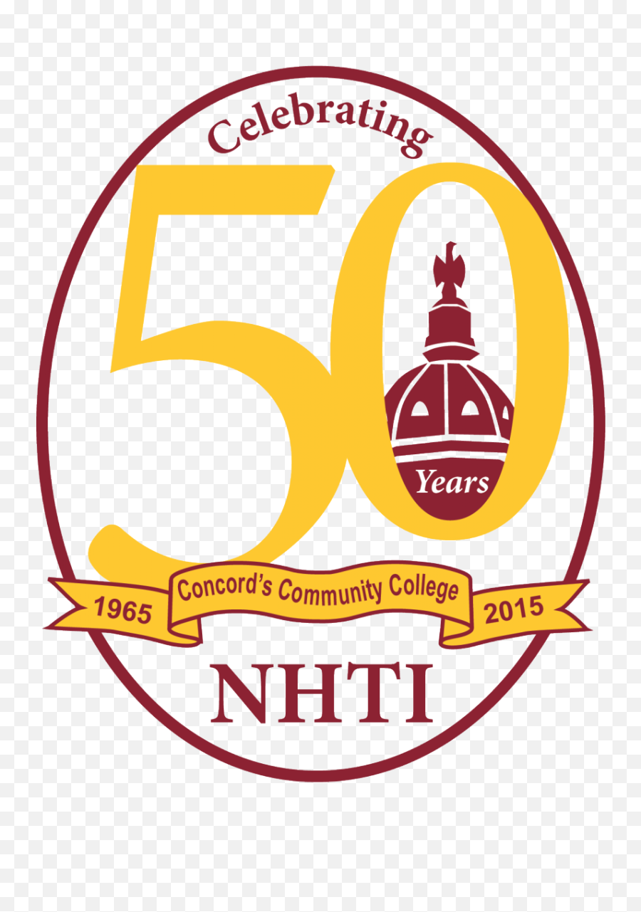 Nhti 50th Anniversary Logo - Community College Png,50th Anniversary Logo