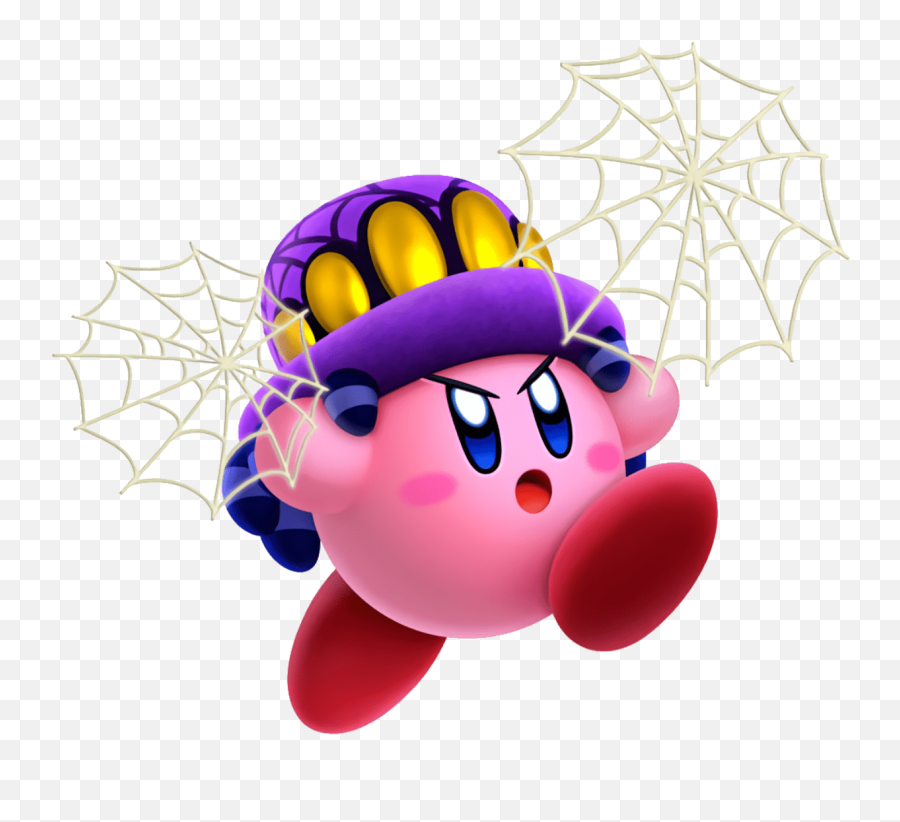 Spider Kirby Transparent Png - Stickpng Kirby Star Allies Spider Kirby,Cartoon Spider Png