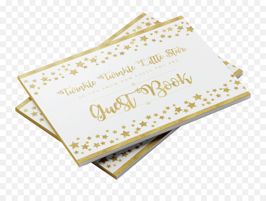 Twinkle Little Star Baby Shower Guest Book - Baby Shower Png,Twinkle Png