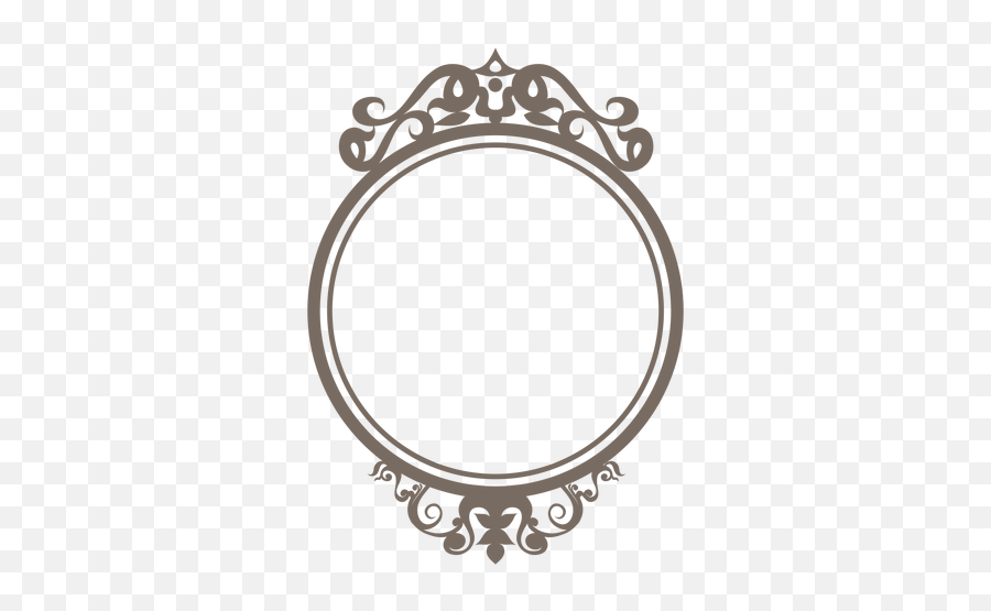 Round Frame Png Clipart - Ornate Frame Circle Vector,Circle Frame Png