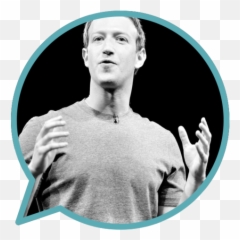 Mark Zuckerberg Hd Png Download - Black And White