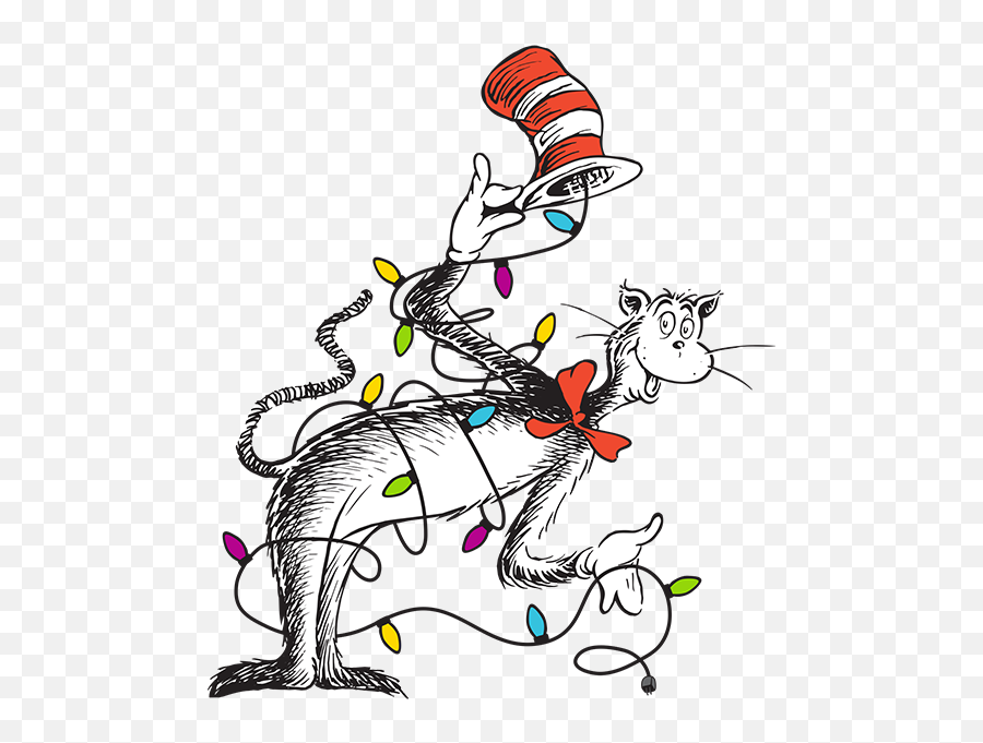 Cat In The Hat Bowing Clipart - Cat In The Hat Minstrel Png,Cat In The Hat Png