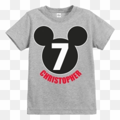 Boys Disney Mickey Mouse Silhouette - Playeras Personalizadas De Minnie Mouse 2 Años Png,Mickey Mouse Silhouette Png