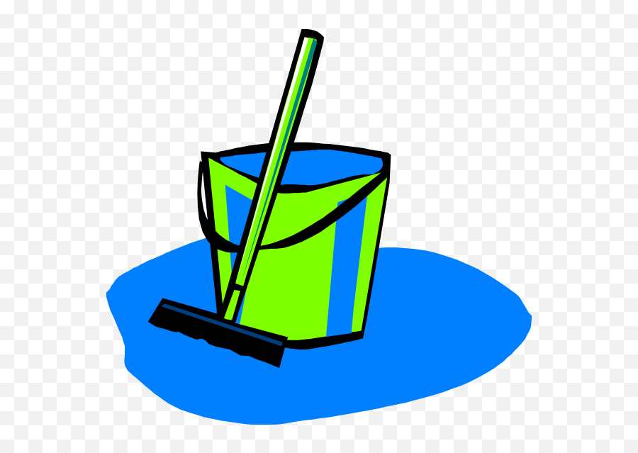 Bucket Clipart Png - Mop And Bucket Blue Svg Clip Arts 600 X Dibujo De Limpieza,Bucket Clipart Png