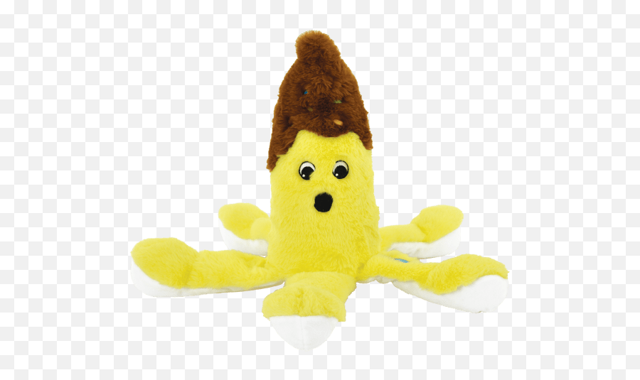Banana Split Furry Pillow - Stuffed Toy Png,Banana Split Png