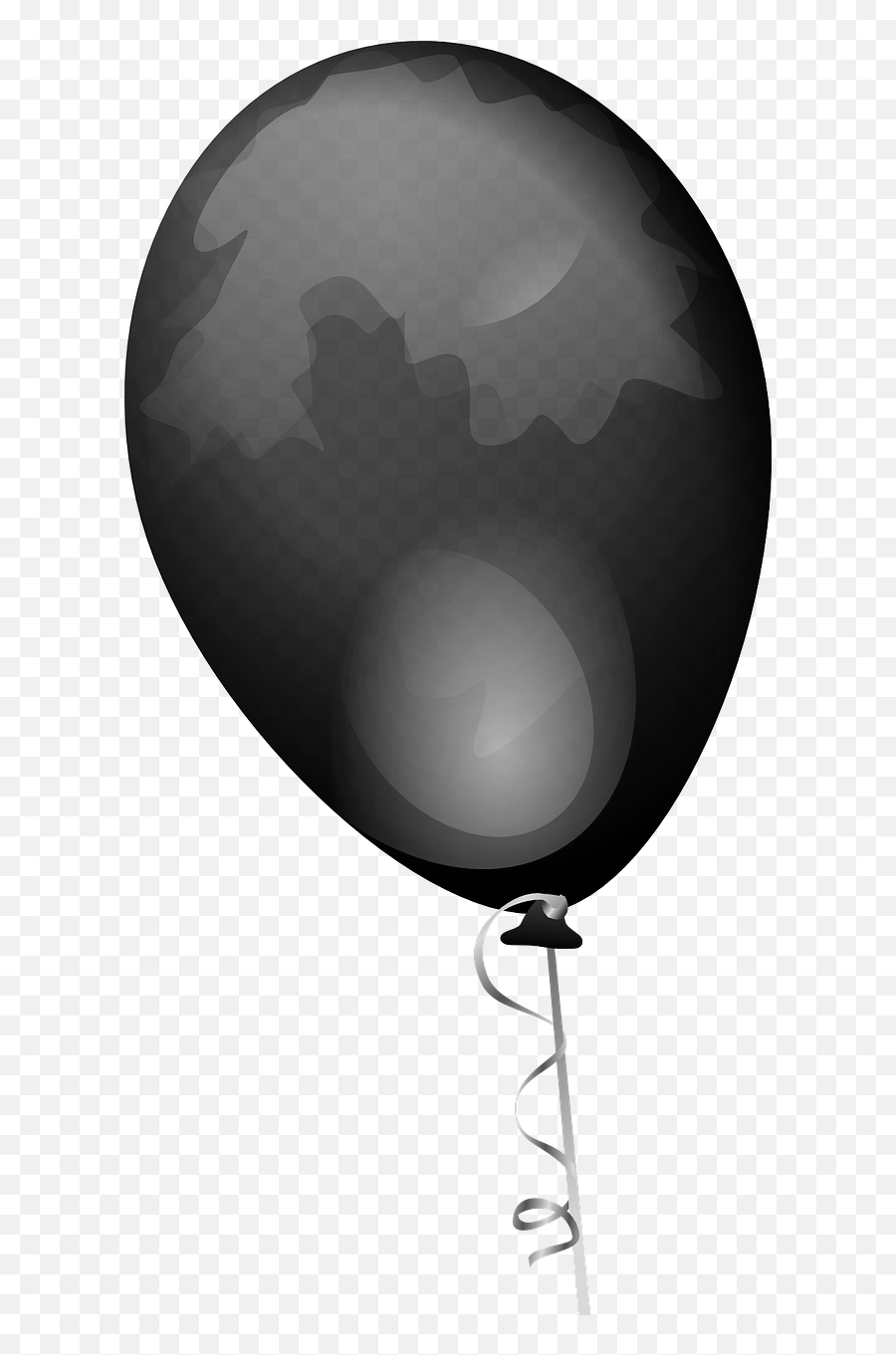 Black Balloon Png - Single Black Balloon Png,Black Balloon Png