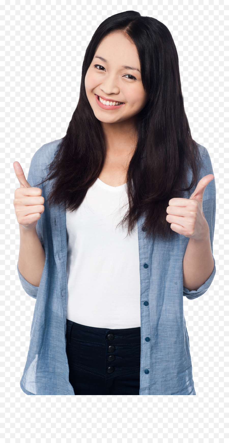 Download Women Pointing Thumbs Up Png Image For Free - Woman Thumbs Up Png,Thumb Up Png