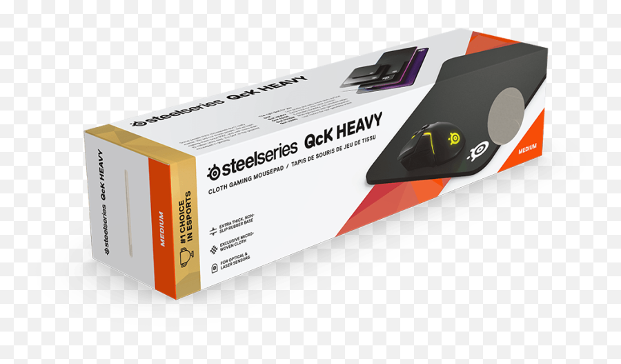 Steelseries Qck Heavy Mouse Pad - Steelseries Mouse Pad Edge Png,Steelseries Logo Png