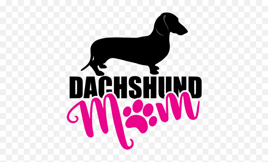 Dachshund Mom Shorthair - Language Png,Pink Dog Logo