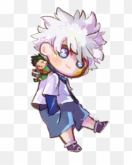 Killua And Tiny Gon Alg - Tiny Gon And Killua Png,Killua Transparent