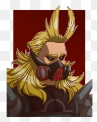 Ask - Villain All Might Fanart png