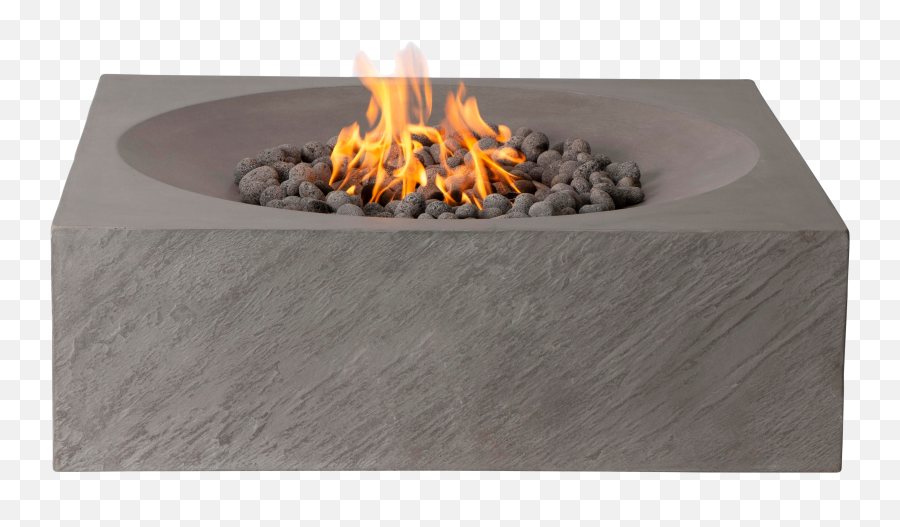 Pyromania Paloma Fire Pit Table - Slate Color Natural Gas Horizontal Png,Fire Texture Png