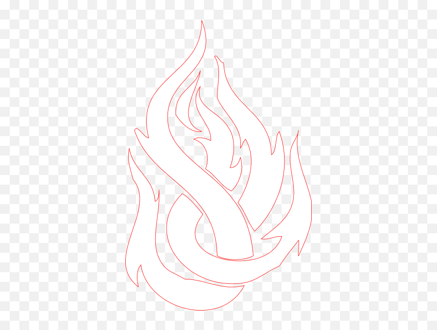 Download Hd Glowing Red Flames Clip Art - White White Flames Png,Red Flames Png