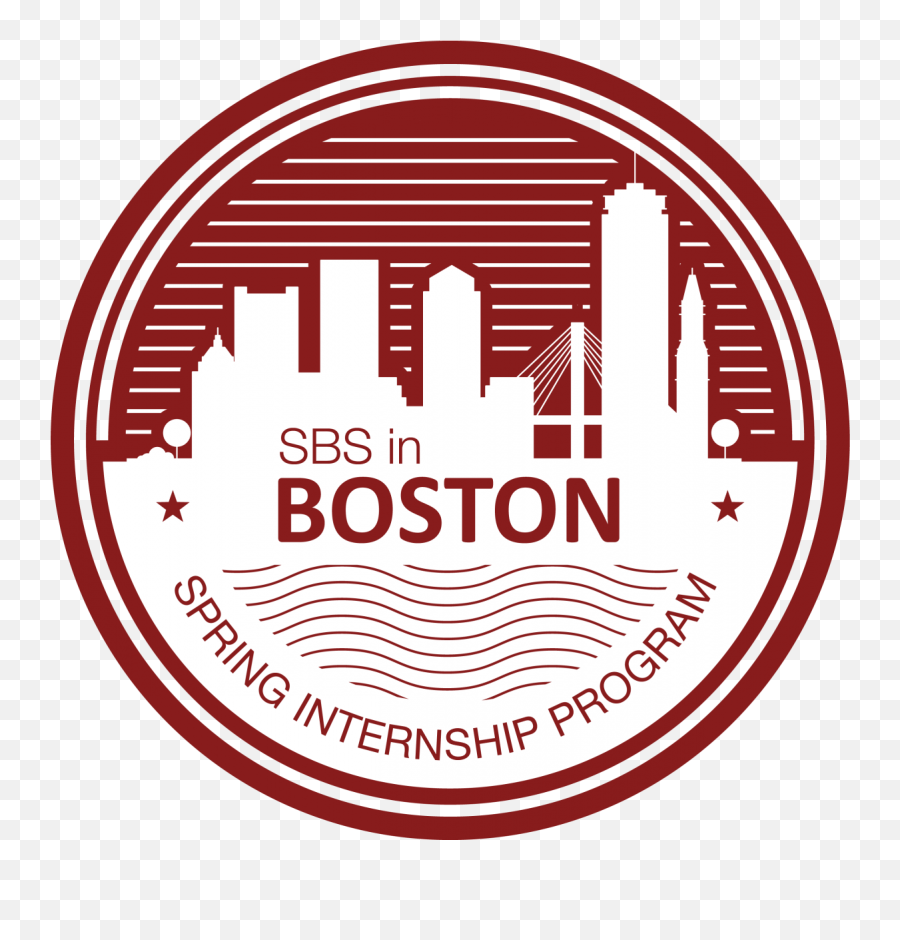 Download Hd Umass Sbs In Boston - Skyline Badge Vector Language Png,Boston Skyline Png