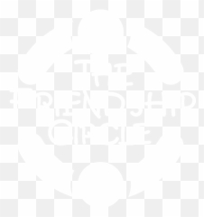 Friendship Walk Sd 2020 - Circle Logo Black White png