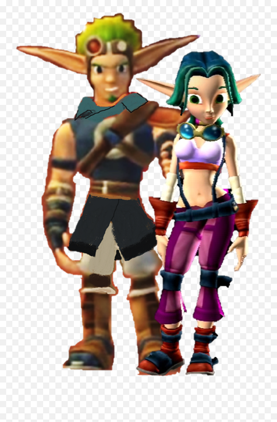 Keira Together Forever - Fictional Character Png,Jak And Daxter Png
