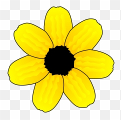 Background With Little Yellow Flowers - Clipart Transparent png