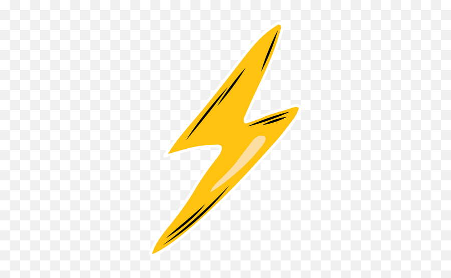 Lightning Hand Drawn Doodle - Transparent Png U0026 Svg Vector File Vertical,Lightning Flash Icon