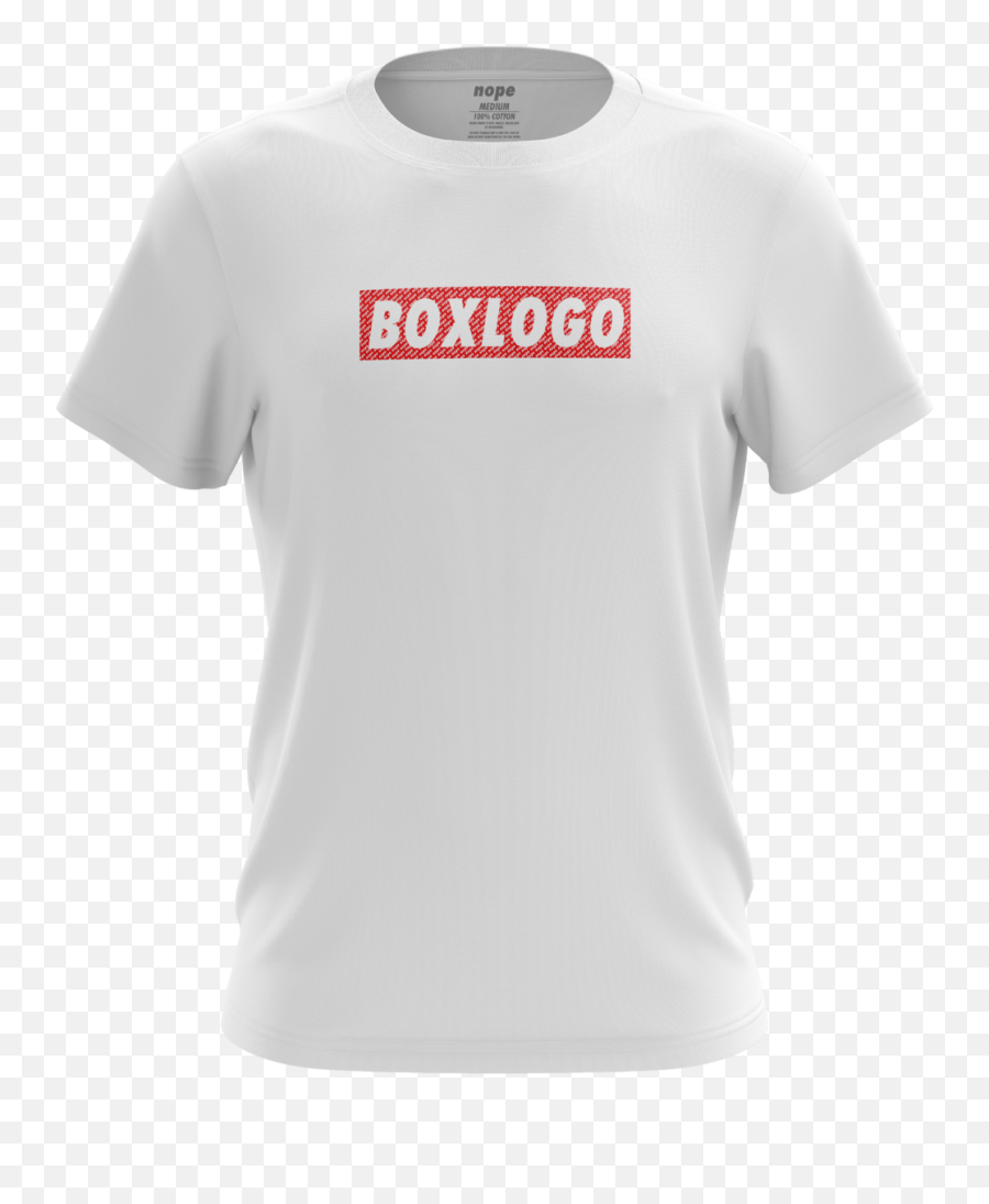 Mens Box Logo T - Shirt Tshirts Box Logo Men Shirts Shirts Herren Png,Nope Png
