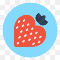 Free Icon Strawberry - Heart png