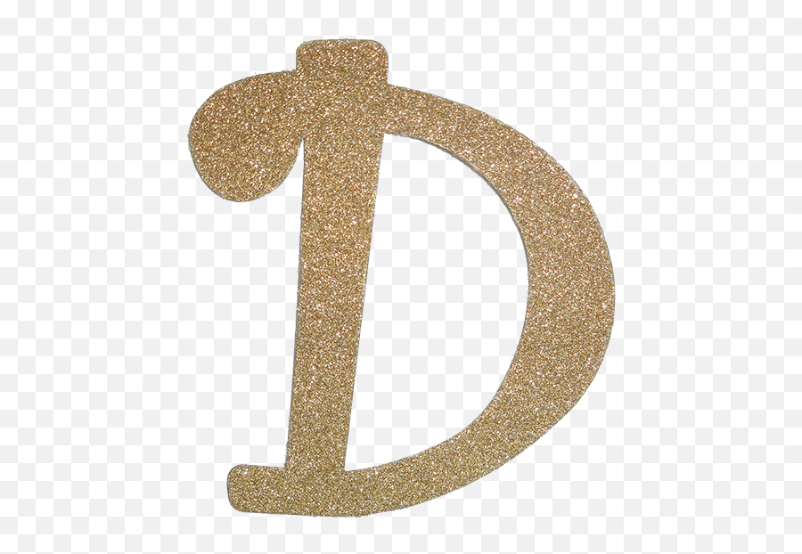 Glitter Gold Letter D Full Size Png Download Seekpng - Diamond Letter I Gold,D&p Icon Memory