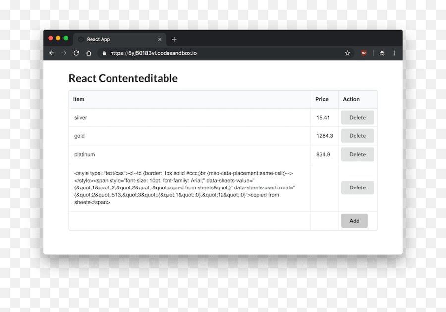 Using Content Editable Elements In Javascript React - Horizontal Png,Jquery Ui Icon Cheat Sheet