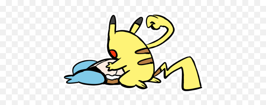 Pikachu Punch Sticker - Pikachu Pikachu Punch Punch Pokemon Punch Gif Png,Pikachu Icon Tumblr