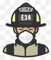 Firefighter Asian Female Coronavirus People Avatar - Avatar png