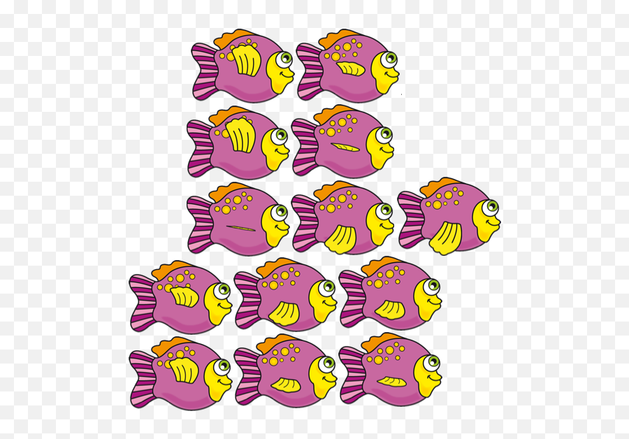 Sample Spritesheet For A Swimming Fish - Swimming Fish Sprite Sheet Png,Fish Swimming Png