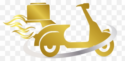 Create Delivery Logo For Free With The Scooter Courier - png