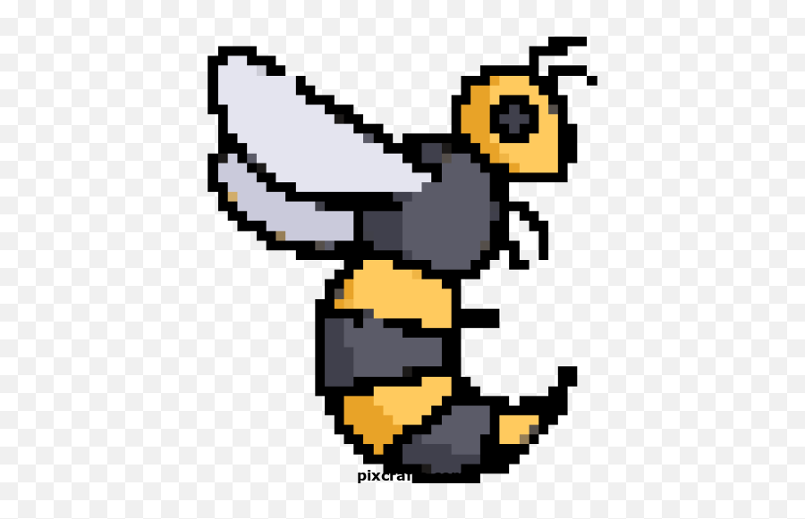 Wasp - Printable Pixel Art Wasp Pixel Art Png,Wasp Png