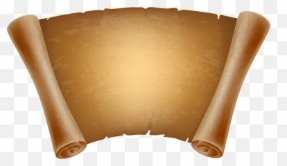 Papyrus Decorative Png Clipart Image - Papyrus Scroll Png,Papyrus Png