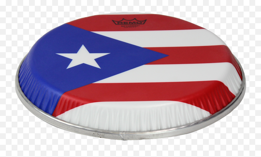 Remo Symmetry Skyndeep Conga Drumhead - Puerto Rican Flag Flag Of The United States Png,Puerto Rico Flag Png