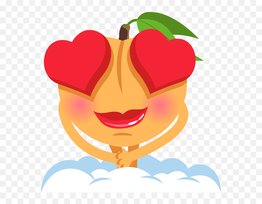 Download A Peach Life - Emoji Heart Eyes 16 Oz Stainless Clip Art Png,Peach Emoji Png