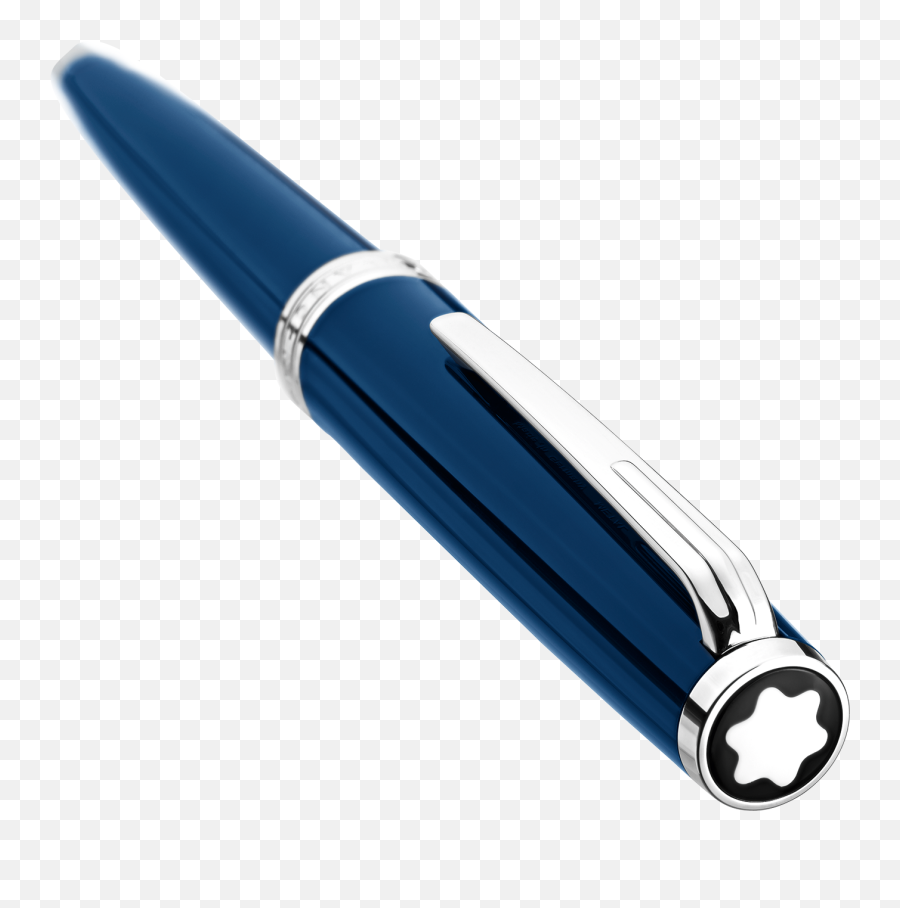 Montblanc Pix Blue Ballpoint Pen - Lufthansa Worldshop Montblanc Roller Pix Blue Png,Pen Transparent