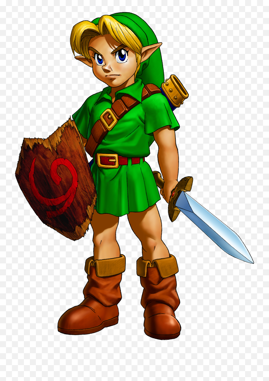 The Legend Of Zelda Clipart Triforce - Legend Of Zelda Link Ocarina Of Time Png,Triforce Transparent Background
