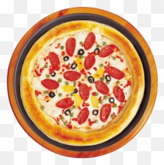 Download Pizza Png Image Hq - Pizza Top View Png,Pepperoni Pizza Png