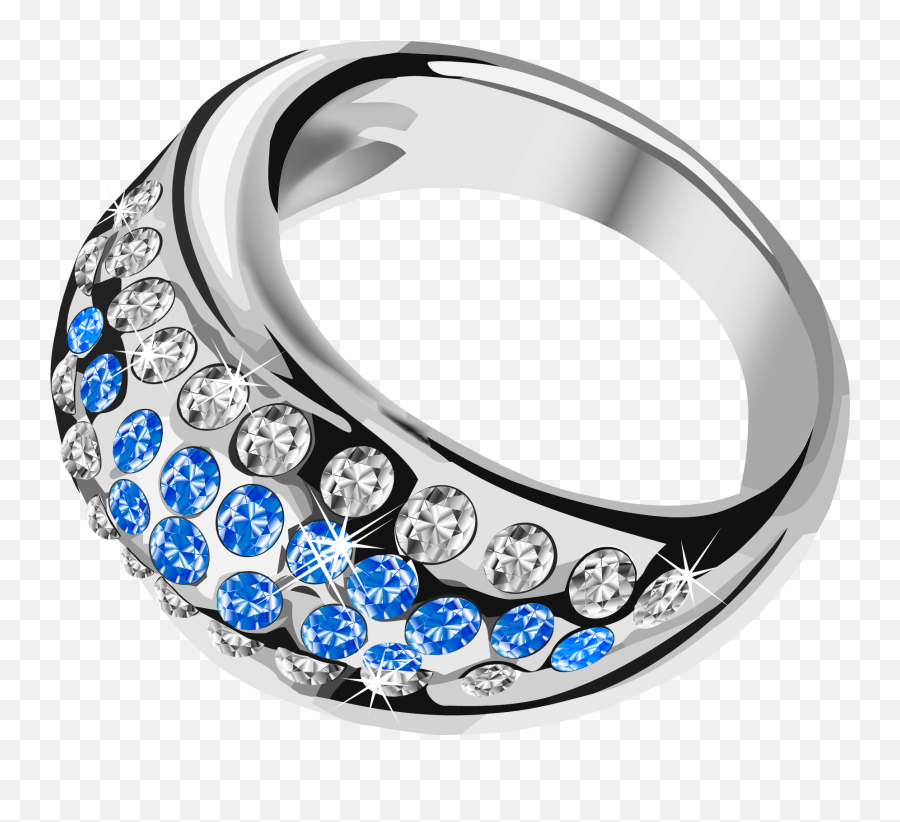 Download Silver Ring With Diamonds Png Hq Image Freepngimg - Blue Diamond Ring Png,Diamond Png Transparent