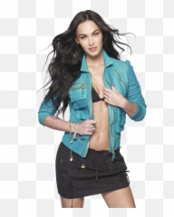 Download Hd 2 - Megan Fox Jeans Leatherjacket Png,Megan Fox Png